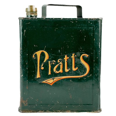 Lot 48 - A two gallon Pratts petrol can.