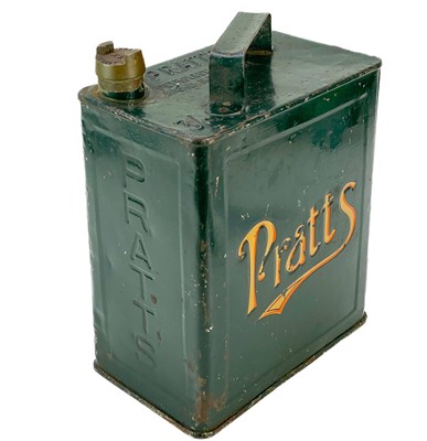 Lot 48 - A two gallon Pratts petrol can.