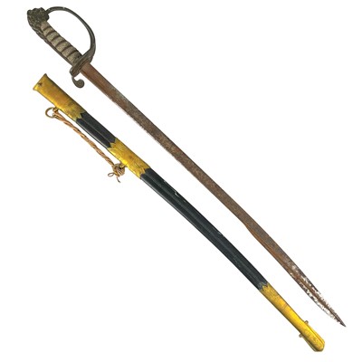 Lot 299 - A George VI Naval Officer's dress sword.