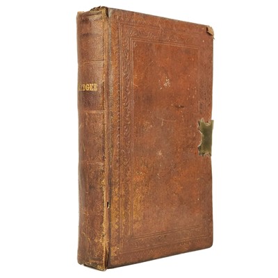 Lot 57 - A mid 19th century ledger book.