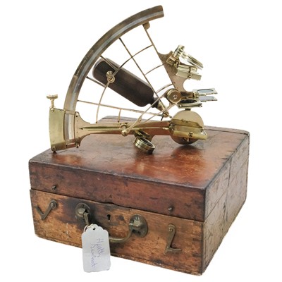 Lot 120 - A micrometer sextant by Heath & Co Ltd.