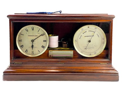 Lot 331 - An early 20th century combination barometer/weather station.