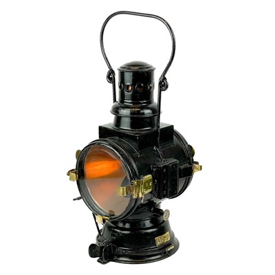 Lot 507 - German Railway Handlamp by FFA Schulze, Berlin