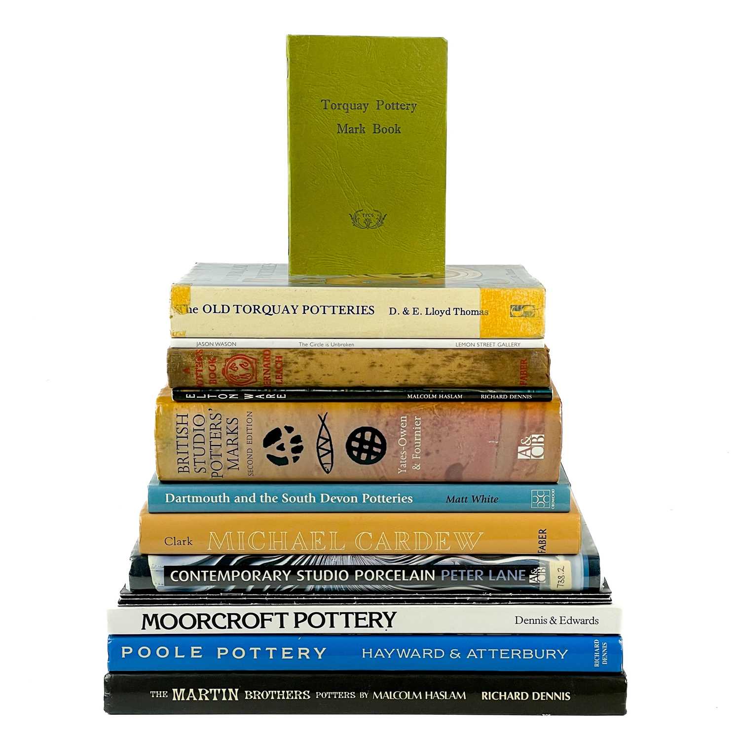 High Res Book Lot 553 - Books on Studio and Art pottery.