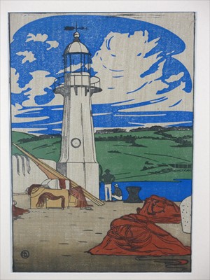 Lot 370 - Sydney LEE (1866-1949) The Pier Tower, St Ives...