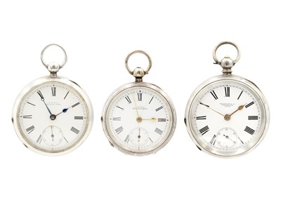 Lot 225 - A selection of three pocket watches.