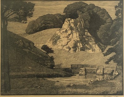 Lot 369 - Sydney LEE (1866-1949) 'The Limestone Rock'...