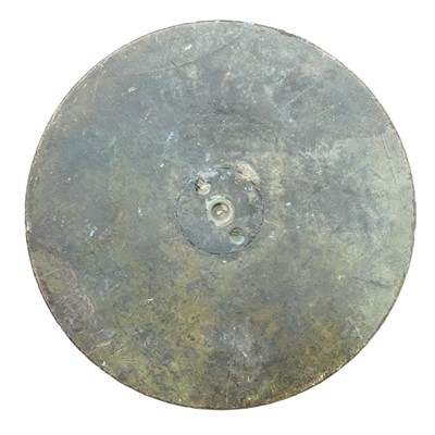 Lot 286 - A 4.5" Royal Navy brass artillery shell cartridge.