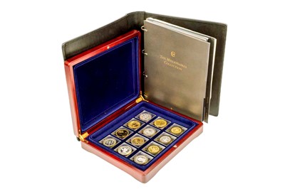 Lot 113 - Cased crown sized (approx.) "The Millionaires Collection" set of 12 coins