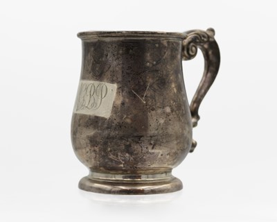 Lot 58 - A George V silver baluster mug by William Neale & Sons Ltd.