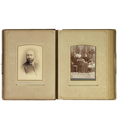 Lot 467 - A Victorian photo album.