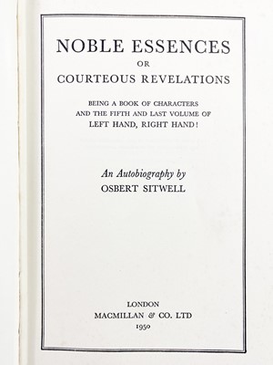 Lot 474 - SITWELL, Osbert