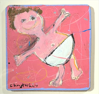 Lot 530 - Julian CHRISTOPHERS (b.1964) Baby Mixed media...