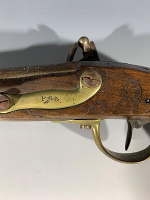 Lot 172 - An early 19th century French flintlock service...