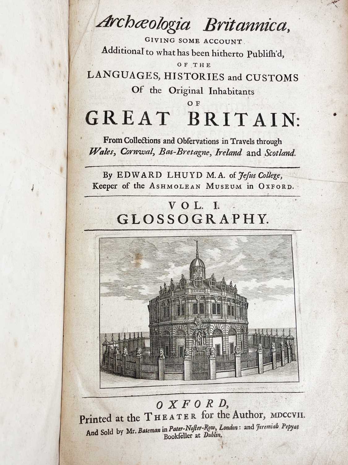 Lot 523 - (Linguistics) LHUYD, Edward