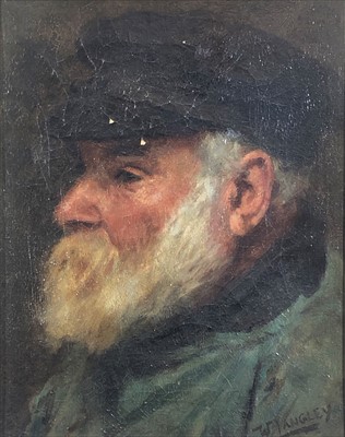 Lot 33 - Walter LANGLEY (1852-1922) A Cornish Fisherman...