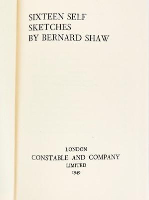 Lot 509 - SHAW, George Bernard.