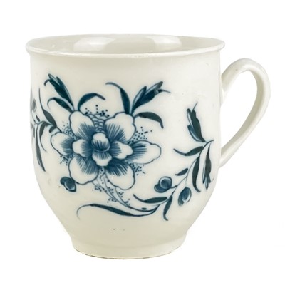 Lot 457 - A porcelain blue and white cup.