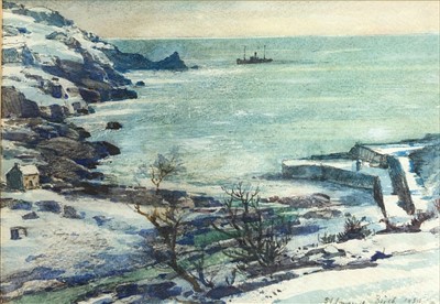 Lot 148 - Samuel John Lamorna BIRCH (1869-1955) 'Snow at...