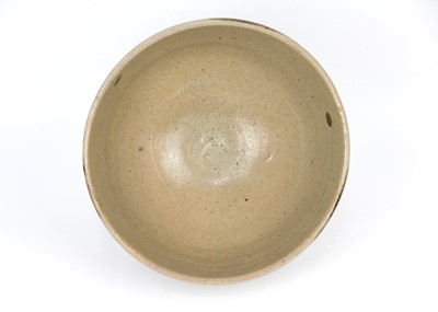 Lot 1062 - A large Japanese footed pottery bowl, by Shoji Hamada.