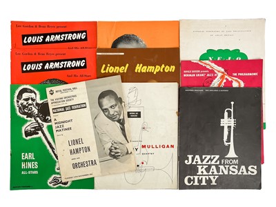 Lot 97 - Jazz tour and festival programmes.