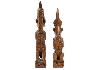 Lot 210 - A Nigerian Yoruba wood carved figure J A Fakeye.