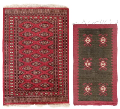 Lot 314 - A Pakistan rug, mid 20th century.