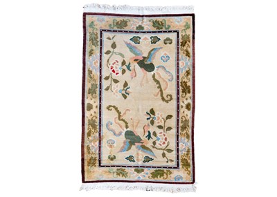 Lot 322 - A Khotan rug, East Turkestan. circa 1930-1950.