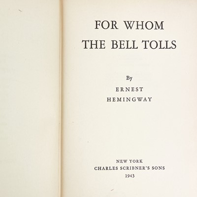 Lot 632 - HEMINGWAY, Ernest