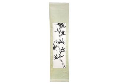 Lot 109 - A Chinese scroll depicting bamboo,, by Chaw-i-Chou, (1920).