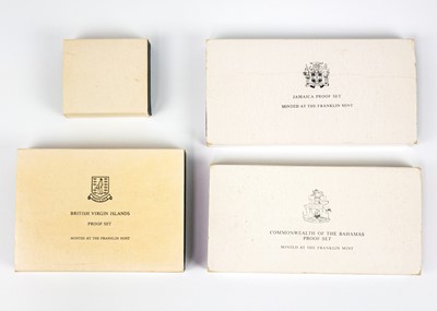 Lot 35 - Silver Proof British Commonwealth coin sets: Bahamas, British Virgin Islands & Jamaica