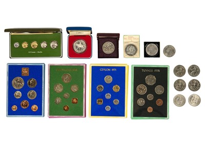 Lot 36 - Royal Mint British and Commonwealth proof & other coins including silver