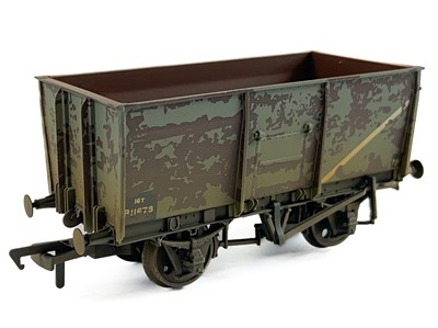 Lot 503 - Early British Railways "OO" gauge boxed wagons (x10) plus Breakdown Crane