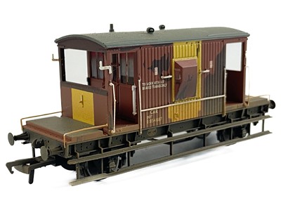 Lot 503 - Early British Railways "OO" gauge boxed wagons (x10) plus Breakdown Crane