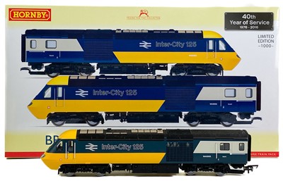 Lot 521 - Hornby "OO" Intercity 125 "40th Year of Service 1976 - 2016" pack plus 7 compatible carriages