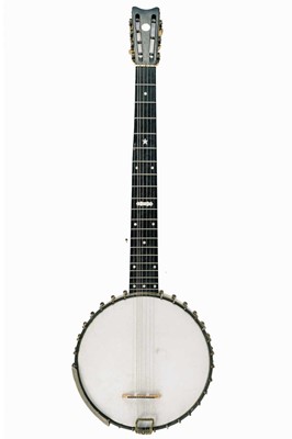 Lot 200 - A George P. Matthews seven string banjo.