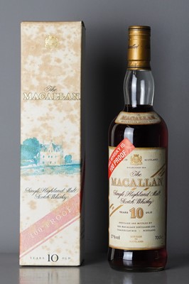 Lot 62 - The Macallan 100% Proof 10 year old.