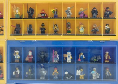 Lot 753 - Lego Starwars, City and Atlantis Brickmaster packs, + 68 figures in special storage containers etc