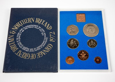 Lot 39 - GB decimal proof coin sets plus various GB silver coinage including hammered coin