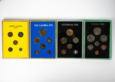 Lot 40 - World proof and other coinage including silver and bank notes