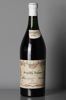 Lot 203 - A bottle of Andre Lucier Pouilly Fuisse 1949