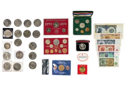 Lot 56 - GB and World coins and banknotes