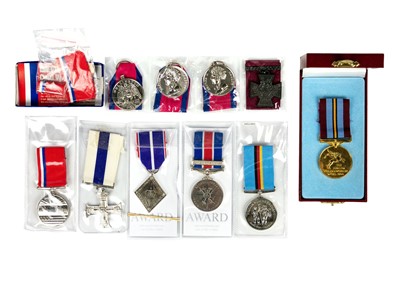 Lot 216 - Copy and silver Award Production military medals etc (x10)