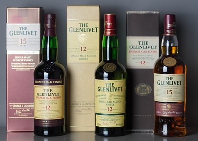 Lot 150 - The Glenlivet French Oak Finish aged 12 years.