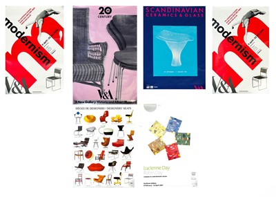 Lot 216 - A collection of five exhibition posters.