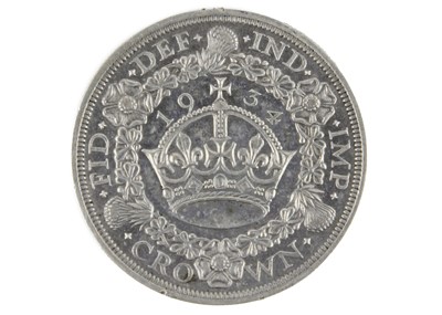 Lot 198W - 1934 George V silver "Wreath" crown