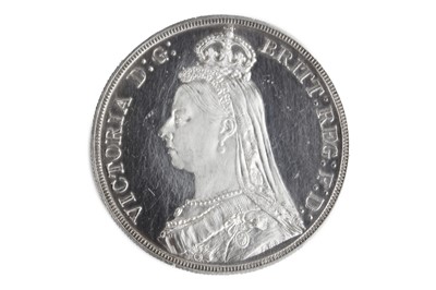 Lot 198Z - 1887 proof Queen Victoria "Jubilee head" 1887 silver crown