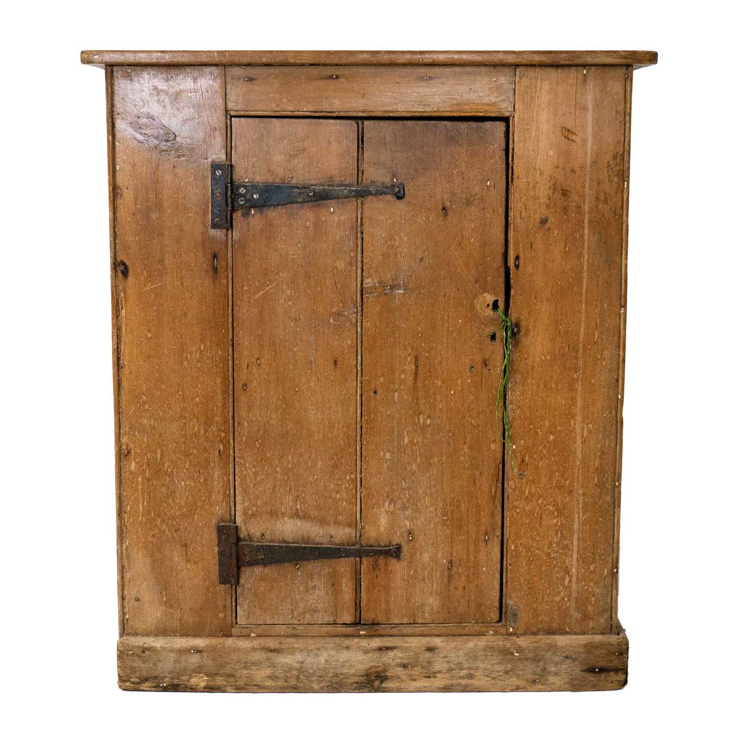 Lot 29 - A Victorian pine pantry cupboard.