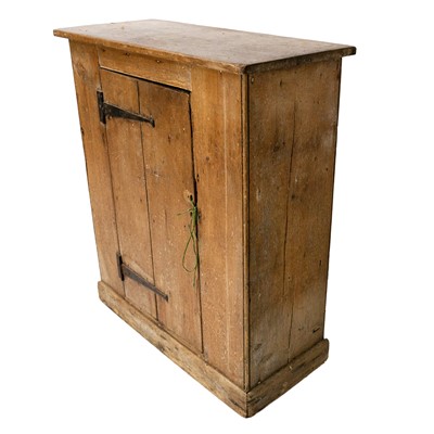 Lot 29 - A Victorian pine pantry cupboard.