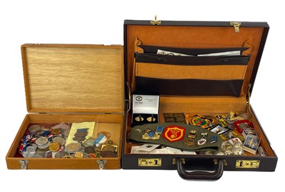 Lot 220 - Medallions, Badges etc - a large quantity